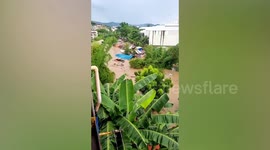 Homes swept away as Typhoon Inday brings heavy rain to the Philippines