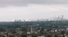 London at 10am on the exact time Charles was proclaimed King in a ceremony at St James Palace