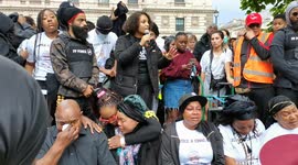 Chris Kaba: Family mourns in Parliament Square over fatal police shooting
