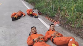 Sichuan Luding Earthquake Rescue In Sichuan, China