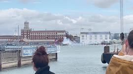 Portsmouth fires gun salutes to pay tribute to the Queen Elizabeth II