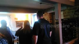Protesters challenge BBC journalist for reporting negative information on 'Drag Time Story Hour' regarding protesters against it in libraries in UK.
