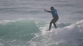 UK Weather. Sunshine and waves for the British Longboard Union named as The Stable Fistral Longboard Classic 2022 at Fistral Bay UK.