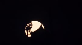 Spectacular harvest full moon rises over historic Heage Windmill in Derbyshire