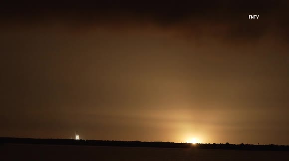 SpaceX Falcon 9 Rocket lifts off from Kennedy Space Center