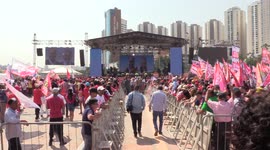 Lula, Geraldo Alckmin and Haddad make campaign in Taboão Da Serra in Sao Paulo, Brazil