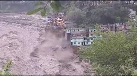 Dramatic scenes after cloudburst causes havoc near India-Nepal border