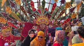 Bengkulu Culture Carnilval in Jakarta, Indonesia