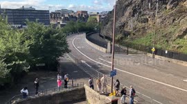 King Charles arrives to Edinburgh, UK