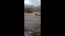RARE CALIFORNIA TROPICAL STORM FLOODS STREETS