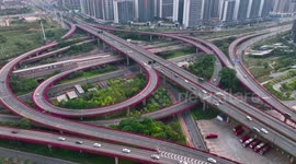 Complex Overpass in Nanning, China