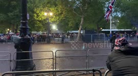 Camilla arrives at Buckingham Palace