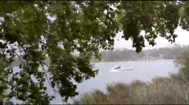 A small but heavy thunderstorm hit Mannheim, Germany on August 12th 2022, Heavy Winds and rain (Part1)