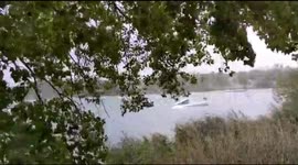 Heavy thunderstorm hits Mannheim, Germany