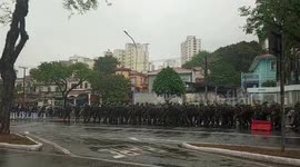 Military Parade Independence Day in Brazil
