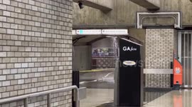 It's raining inside stations in Montreal, Canada