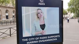 Ukraine war: Paris supports Marina Ovsiannikova, a Russian journalist under house arrest since August 11, 2022 for her opposition to the invasion of Ukraine. The City of Paris calls for his immediate and unconditional release. 14 sept 2022.
