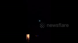 Stunning fireball streaks in night sky above Scotland
