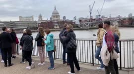 Queue stretches for miles as people line up for hours to see the Queen’s coffin