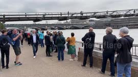 Queue stretches for miles as people line up for hours to see the Queen’s coffin