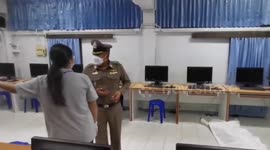 Pupil, 14, arrested after 'shooting classmate dead' during IT lesson in Thailand