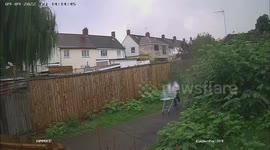 Grandfather fearful after youths use shopping trolleys as a