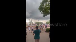 Funnel cloud spotted swirling over Disney World in Florida