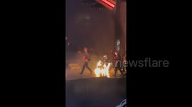 Fire breaks out on stage during 'Panic! At the Disco' concert in Minnesota