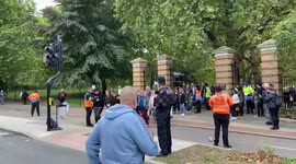 Thousands of people wait for hours in Southwark Park to join the queue for The Queen’s coffin