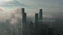 Footage Of Nanning ASEAN Business District in China