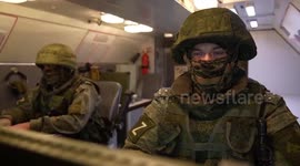 Russia shows off Iskander tactical missile system firing at night