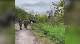 Ukrainian soldiers discover 'Orc Pigsty' and trophies as Russian troops hastily flee Sviatohirsk