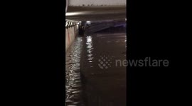 Spain: Man Rescued From Submerged Vehicle In Flooded Underpass In Mataro