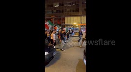 Procession for Mexico Independence Day in Chicago, US