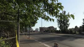 Motorcyclist Fatally Struck by BART Train Oakland, CA, USA