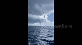 Spain: Multiple Waterspouts Spotted Over Mallorca