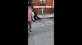 Male detained with knife in Oxford street London. Part 2