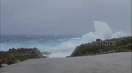 Japan: High Waves Hit Okinawa And Kyushu As Typhoon Nanmadol Approaches 2