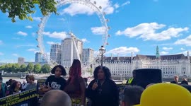 UK: Hundreds Of People Protest Outside New Scotland Yard To Demand Justice For Chris Kaba