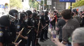 Tension outside Boston Children's Hospital as anti-trans protests continue
