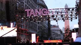 The Finale of the International Festival Of Tango In Buenos Aires, Argentina