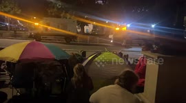 Royal superfans camp out in Whitehall overnight for a catch to see The Queen’s funeral procession