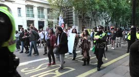 An anonymous lady shares why she is upset with various protests that continued ahead over the weekend leading up to the Queen's burial.