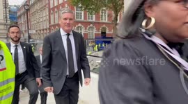 Labour leader Keir Starmer enters QEII Centre ahead of state funeral