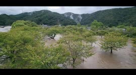 Severe flooding as powerful Typhoon Nanmadol makes landfall in Japan