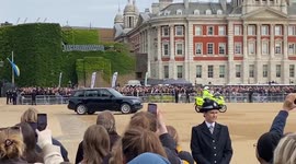 Princess Anne going to Westminster Abbey for the Queen’s funeral