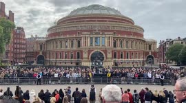 Thousands of people hold a two-minute silence for the Queen’s state funeral