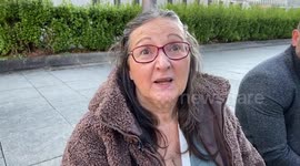 UK resident talking about Queen's funeral in Plymouth, UK