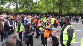 Tens of thousands of mourners left roaming the streets of Central London, in order to witness the Queen Elizabeth II's funeral