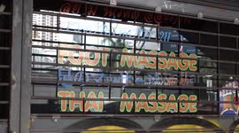 Row of shops bought by developers to demolish for new hotel in central Bangkok